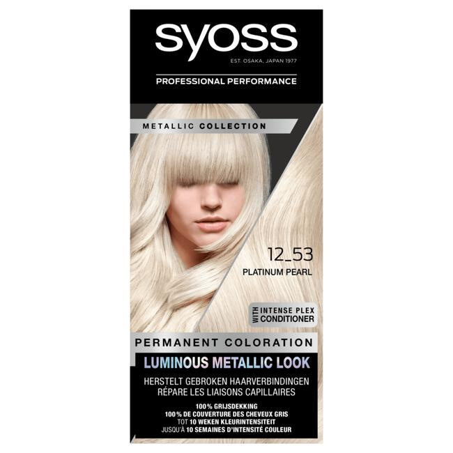 Syoss hair dye Metallics 12-53 Platinum Pearl