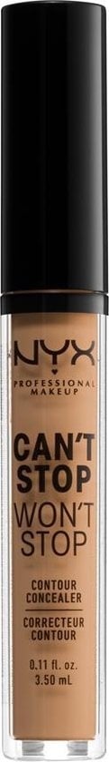 NYX Professional Makeup Can't Stop Won't Stop Contour Concealer - Golden Honey CSWSC14 - 3.5 ml