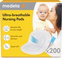 Medela Stilleinlagen – 200er-Packung – Neu – Besonders atmungsaktiv – Beschädigte Verpackung