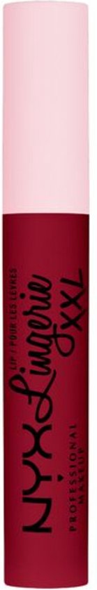 Nyx Professional Makeup Lip Lingerie XXL - Sizzlin  - Matte, niet-overdraagbare lippenstift - Donkerrood