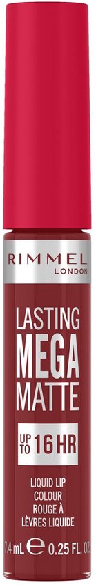 Rimmel Lasting Mega Matte Liquid Lipstick 7.4 ML Ruby Passion