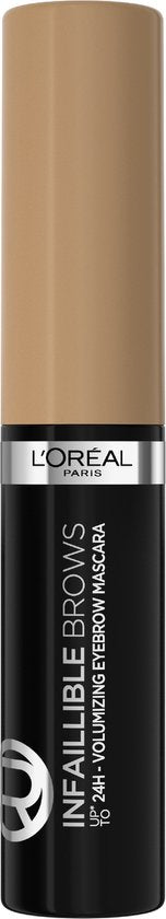 L'Oréal Paris Infaillible up to 24H Brow Mascara – Langanhaltende Augenbrauen-Mascara – Natürlich – Vegan – 7.0 Blond – 5ml