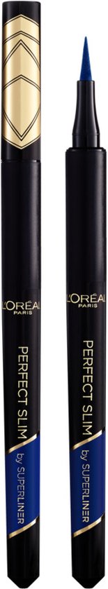 L’Oréal Paris Superliner Perfect Slim Blauwe Eyeliner - 04 Navy - Blauwe Pen Eyeliner - Stiftapplicator - 4.7ml