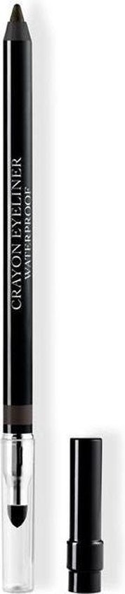 DIOR Crayon Eyeliner Wasserfester Augenstift 094 Noir Trinidad – Schwarz, inkl. Dior Bleistiftspitzer