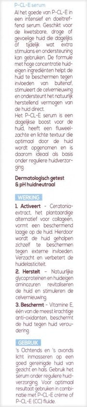 Biodermal P-CL-E serum - Extra ondersteuning voor een gevoelige en geïrriteerde huid - tube 30ml - Verpakking beschadigd