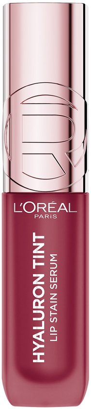 L'Oréal Paris Hyaluron Tint Lipstain - Langdurig hydraterend serum - 12 uur gewichtloze kleur - 490 Berry Jolie