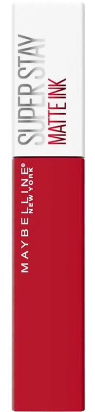 Maybelline New York – SuperStay Matte Ink Lipstick – 325 Shot Caller – Rot – Matter, langanhaltender Lippenstift – 5 ml