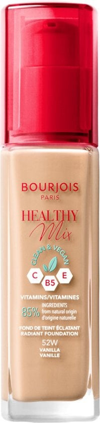 Bourjois Paris Healthy Mix Clean Vegan Foundation 052 Vanilla