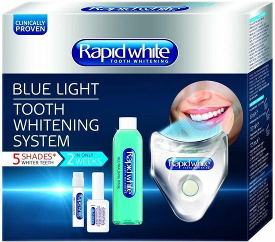 Rapid White Blaulicht-Bleaching-System – 6 Teile – Bleaching-Set