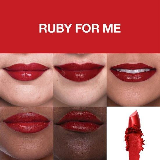 Maybelline Color Sensational Made For All Lippenstift – 385 Ruby For Me – Rot – Glänzend