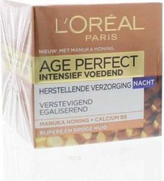 L'Oréal Paris Age Perfect Nachtcreme – 50 ml – Manuka-Honig