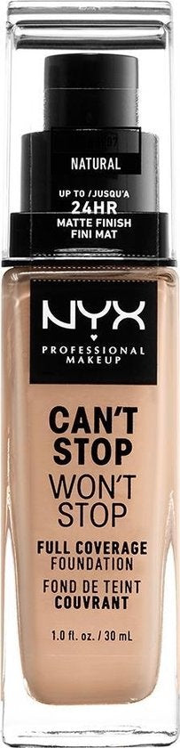 NYX Professional Makeup – Can't Stop Won't Stop Foundation – Natürlich