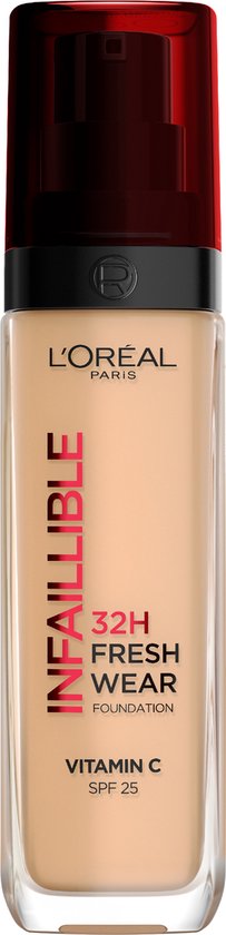 L’Oréal Paris Infaillible 32HR Fresh Wear Foundation - 220 - Langhoudende Foundation met SPF 25 en Vitamine C - 30ML