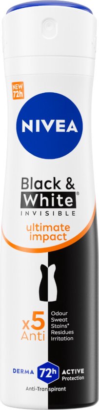 Nivea Deodorant Spray Black &amp; White Ultimate Impact 150 ml