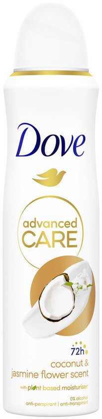 Dove Deodorant Spray Advanced Care Coconut & Jasmine Flower - 150 ml