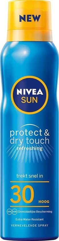 NIVEA SUN Sonnenschutz – Protect &amp; Refresh Sonnenspray – LSF 30 – 200 ml