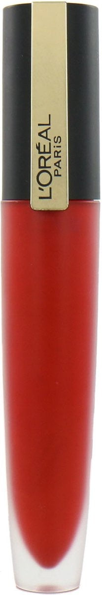 L'Oréal Paris Rouge Signature Lippenstift – 115 I Am Worth It – Rot – Matter flüssiger Lippenstift