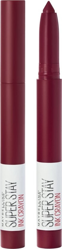 Maybelline SuperStay Ink Crayon Matte Lipstick - 55 Make it Happen - Red