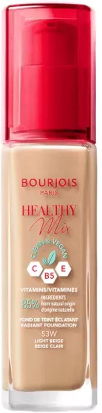 Bourjois Healthy Mix Clean Vegan Foundation 053 Light Beige