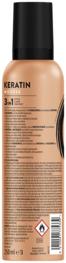 Syoss Keratin Hair Mousse - 250 ml
