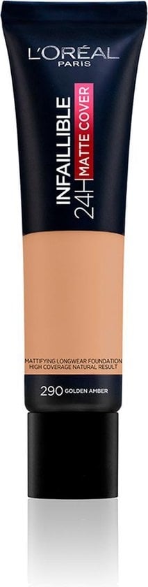 L'Oréal Paris Infaillible 24H Matte Cover Foundation - 290 Ambre Doré '35 ml