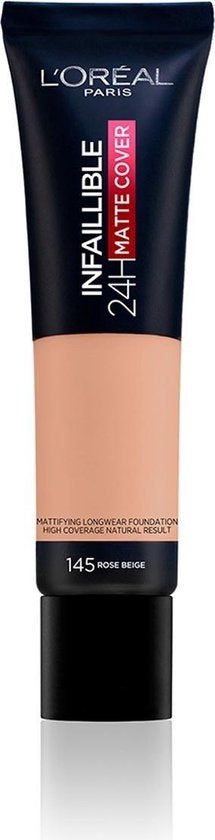 L'Oréal Paris Infaillible 24H Matte Cover Foundation - 145 Beige Rosé '35 ml