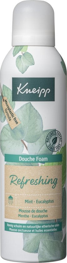 Mint Eucalyptus Douche foam - 200 ml - Dopje ontbreekt