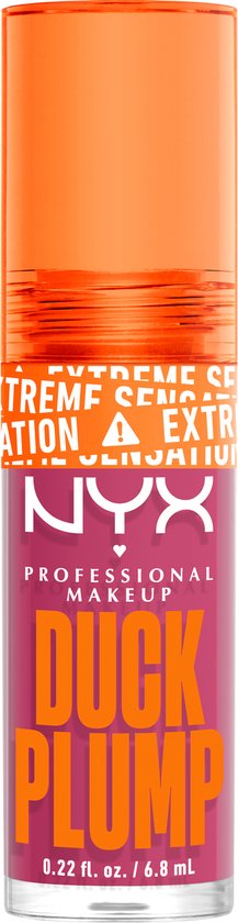 Nyx Professional Makeup Duck Plump - Pick Me Pink - Plumping lipgloss - Roos - 6,8ml