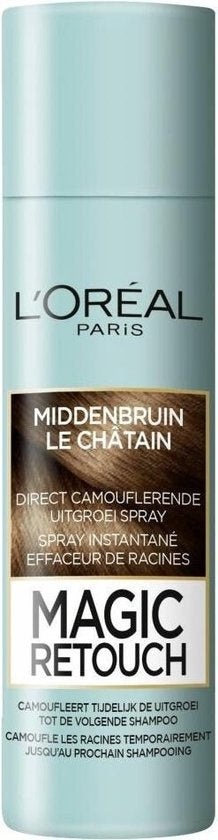 L'Oréal Paris Magic Retouch – Outgrowth Camouflage Spray, 150 ml Vorteilspackung – 3 Mittelbraun