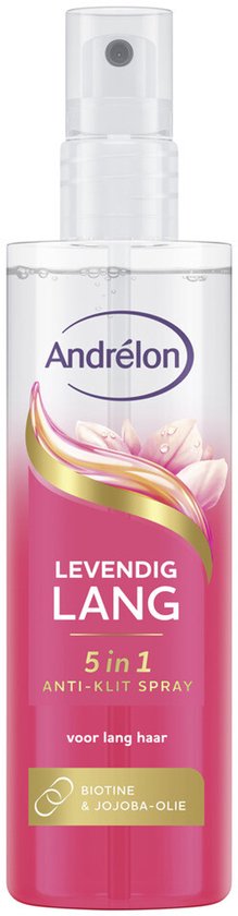 Andrelon 5-in-1 Anti-Klit Spray Levendig Lang 150 ml - Beschadigde Verpakking