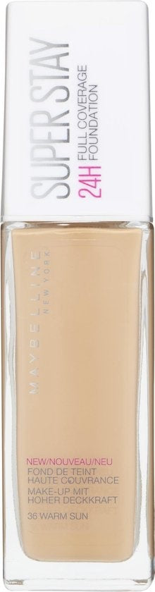 Maybelline SuperStay Full Coverage Foundation - 036 Warm Sun ‚Matte Finish - Olievrij