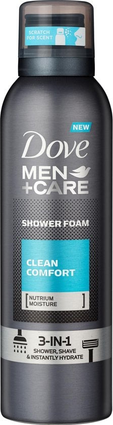 Dove Men + Care - Clean Comfort - 200 ml Shower Foam 3-in-1