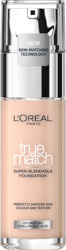 L'Oréal Paris True Match Foundation - Natuurlijk dekkende foundation met Hyaluronzuur en SPF 16 - 0.5R/C - 30 ml