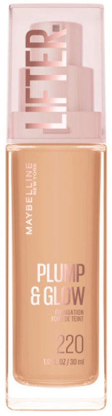 Maybelline Lifter Plump & Glow Foundation 220 - 30 ml - Beschadigde Verpakking