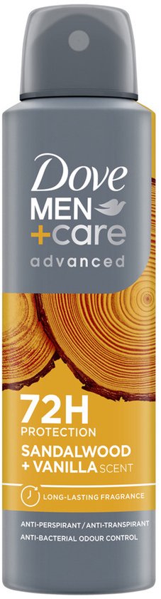 Dove Deodorant Men+ Care Sandalwood & Vanilla - 150 ml