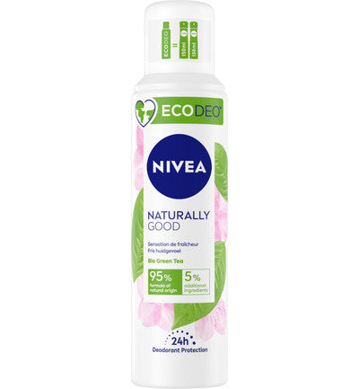 Nivea Deodorant Spray Naturally Good Grüner Tee - 125 ml