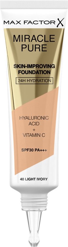 Max Factor Miracle Pure Skin Improving Foundation 040 Light Ivory