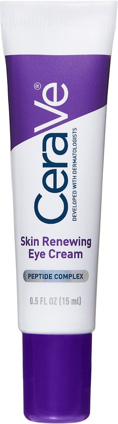 CeraVe Skin Renewing Oogcrème - Geschikt voor een gevoelige huid - Met Peptide Complex - 15ml