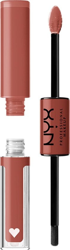 NYX Professional Makeup Shine Loud High Shine Lip Color - Ambition Statement - Glanzende Vloeibare Lippenstift - Nude Tint