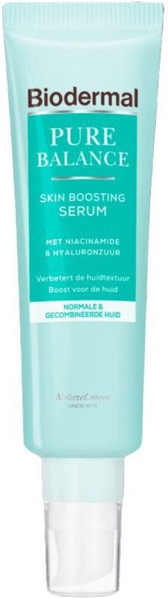 Biodermal Pure Balance Skin Boosting Serum - Serum met hyaluronzuur en niacinamide - 30ml - Verpakking beschadigd