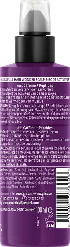 Schwarzkopf Gliss Scalp & Root Activator – Haarserum voor Hoofdhuid – 100 ml