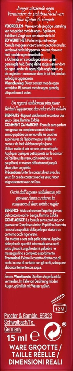 Olay Regenerist Liftend Oogcontourserum - Anti-Veroudering - 15 ml - Verpakking beschadigd