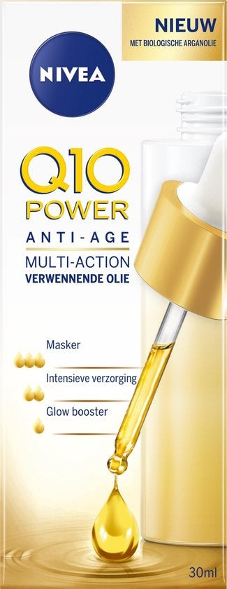 NIVEA Q10 Power Anti-Age Gezichtsolie - Anti-rimpel - Droge huid - 30 ml