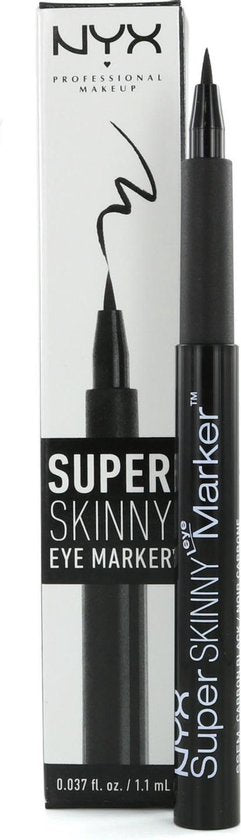 NYX Professional Makeup Super Skinny Eye Marker - Carbon Black - Eyeliner - 6,5 ml