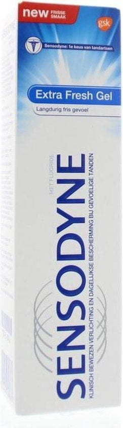 Sensodyne Toothpaste Extra Fresh Gel 75 ml - Packaging damaged