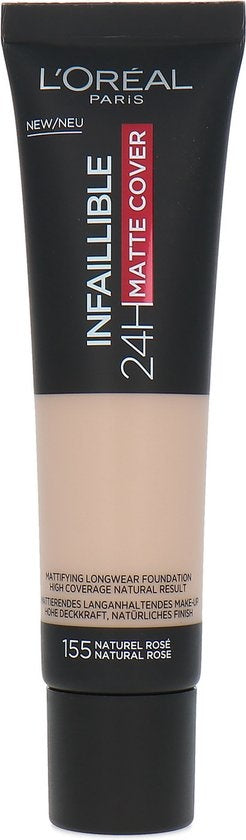 L'Oréal - Infaillible 24H Matte Cover Foundation -155 Natural Rose