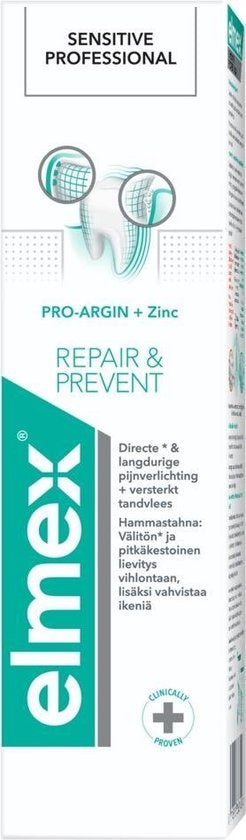 Elmex Sensitive Professional Zahnpasta Repair &amp; Prevent – ​​75 ml – Verpackung beschädigt