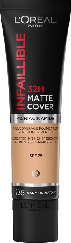 L'Oréal – Infaillible 24H Matte Cover Foundation – 155 Natural Rose