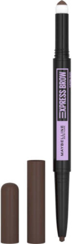 Maybelline New York - Express Brow Duo - 04 Dark Brown - Brown Eyebrow Pencil and Powder
