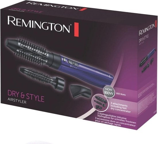 Remington AS800 Dry and Style Fohnborstel Paars/Zwart